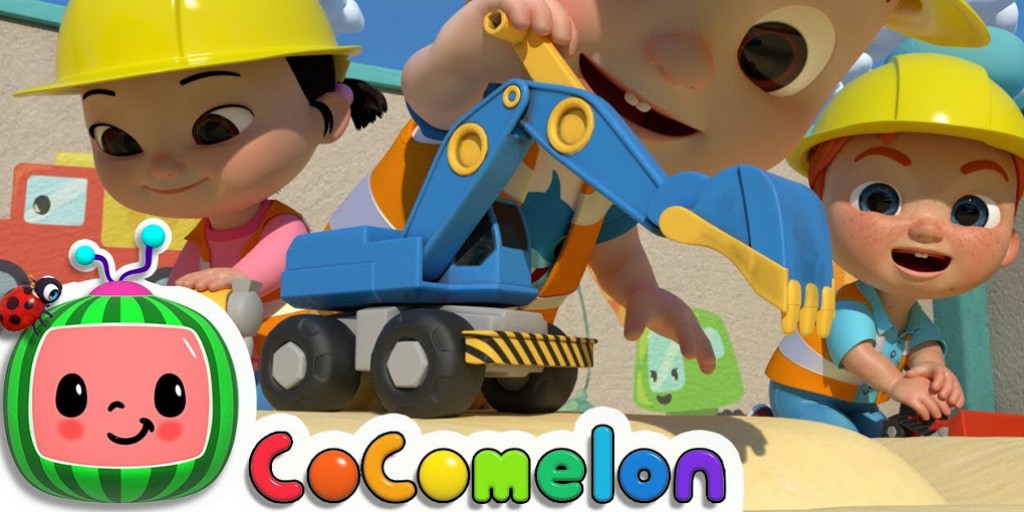 کارتون کوکوملون - Construction Vehicles Song